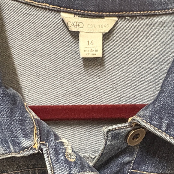 Cato Blue Denim Mini Dress - Picture 6 of 9